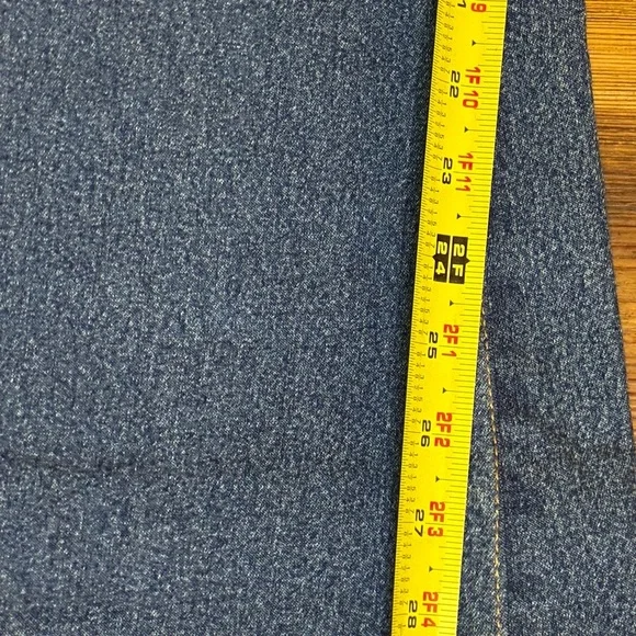 Vintage Style Midnight Velvet Floral Sequins Jeans Size 22W - Picture 8 of 14